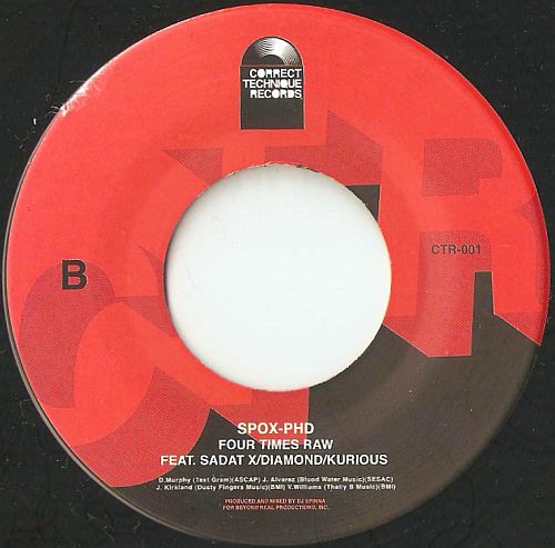 SPOX PhD (DJ Spinna & Oxygen) – “Brilliance” b/w “Four Times Raw” [featuring Sadat X, Diamond & Kurious]